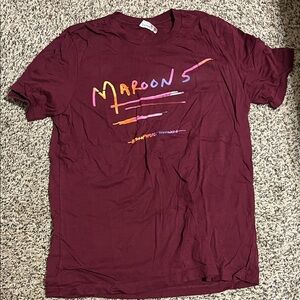 Bella Canvas Maroon Graphic Tee